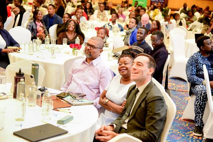 Media and guests at a client gala event