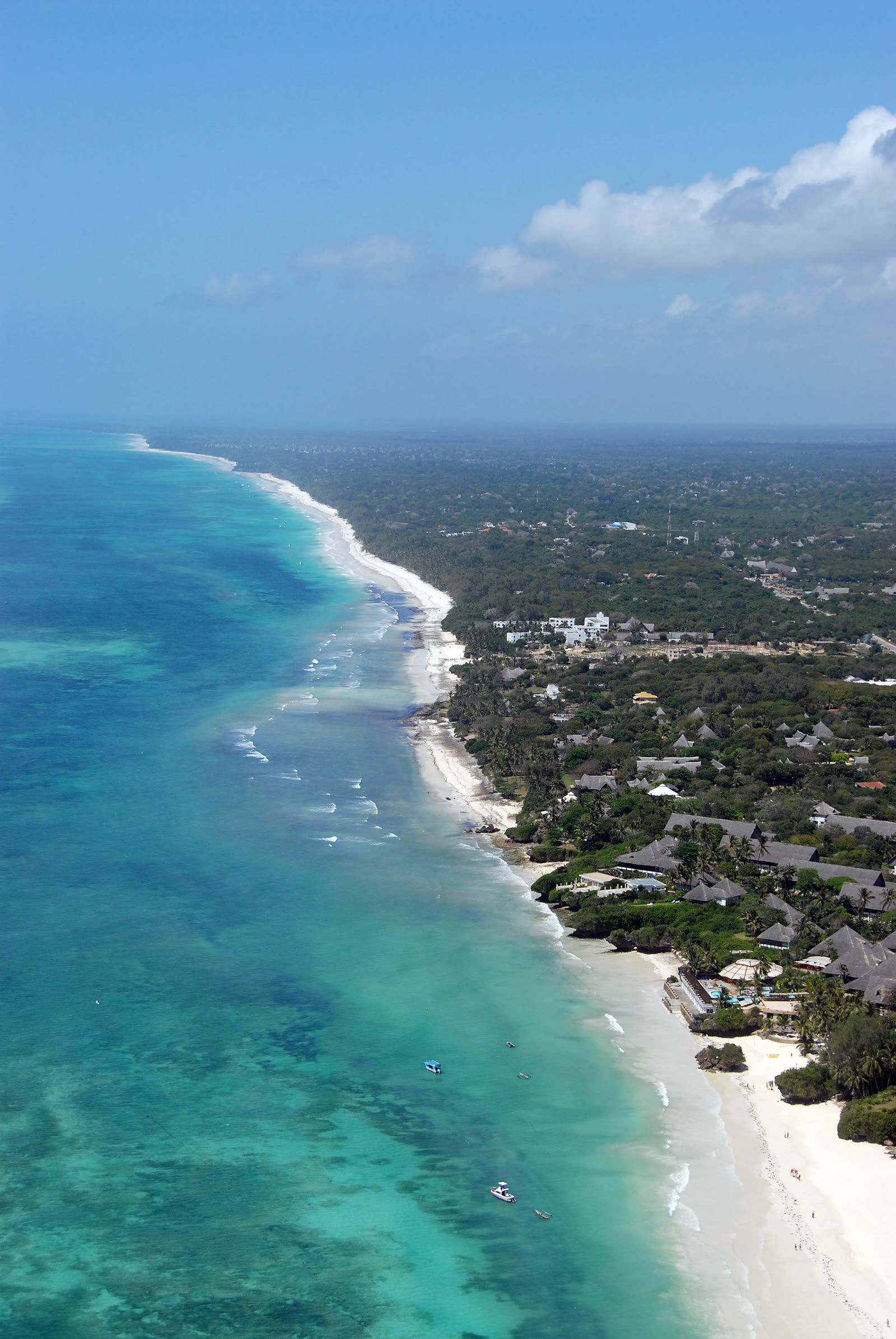 Aerial resort views
