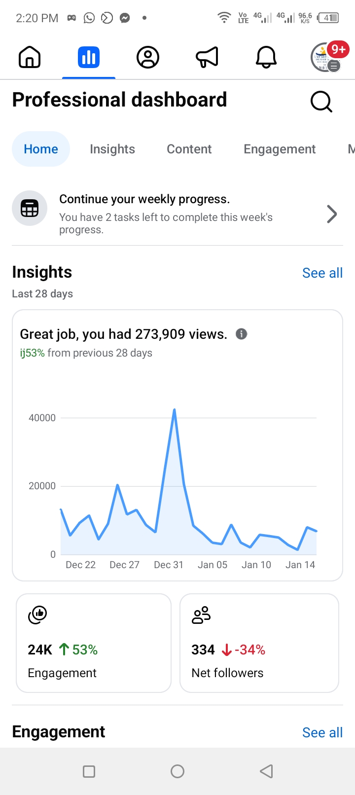 Leopard Beach Resort & Spa analytics — 273K Views · +53% Growth